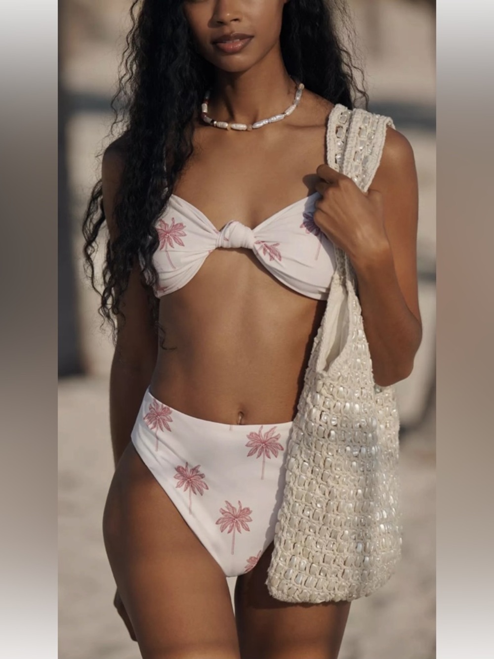 CITRINE Swim Hana Top & Lila Bottom Set Palmas XL NWT